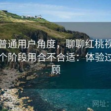 站在普通用户角度，聊聊红桃视频现在这个阶段用合不合适：体验过程回顾