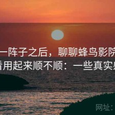 用了一阵子之后，聊聊蜂鸟影院在线观看用起来顺不顺：一些真实感受