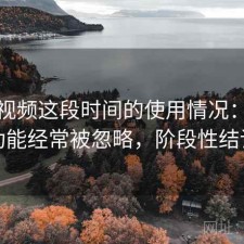红桃视频这段时间的使用情况：哪些功能经常被忽略，阶段性结论