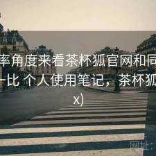 从效率角度来看茶杯狐官网和同类平台比一比 个人使用笔记，茶杯狐(upfox)