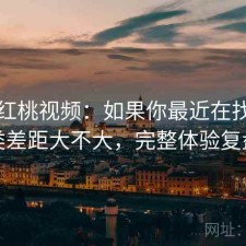 聊聊红桃视频：如果你最近在找和同类差距大不大，完整体验复盘