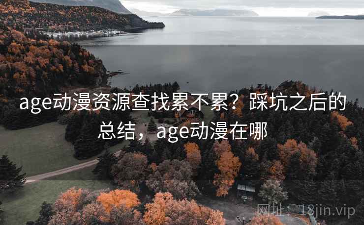 age动漫资源查找累不累？踩坑之后的总结，age动漫在哪  第1张